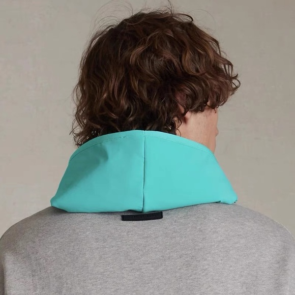 💎❇️Authentic Fear of God Essential Hoodie - Green Hood ✅💎 -XS - Picture 5 of 17